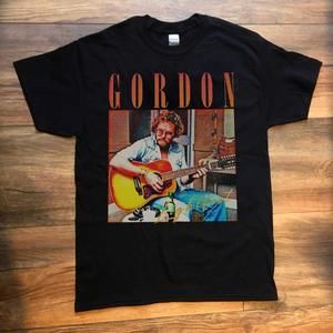 Gordon Lightfoot - Unisex Black T-Shirt